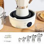 Mini Hot Plate Electric - Portable hot plate, Small Hot Plate, Mini Electric Stove, Perfect Size For Moka Pot, Melting Wax And More, Suitable For Kitchen, RV camping, Outdoor, 600W, 9 heat levels