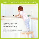 Mini Hot Plate Electric - Portable hot plate, Small Hot Plate, Mini Electric Stove, Perfect Size For Moka Pot, Melting Wax And More, Suitable For Kitchen, RV camping, Outdoor, 600W, 9 heat levels