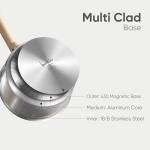 CAROTE 1.5Qt & 2.5Qt Stainless Steel Sauce Pan Set with Lid, 3-ply Base, Non-Toxic PTFE & PFOA Free Saucepan, Induction Cookware Set, Small Kitchen Pots, Stay-Cool Handles