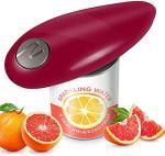 Auto Electric Can Opener: Open Your Cans with A Simple Press of Button - Automatic, Hands Free, Smooth Edge, Battery Operated