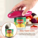 Auto Electric Can Opener: Open Your Cans with A Simple Press of Button - Automatic, Hands Free, Smooth Edge, Battery Operated