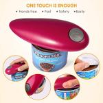 Auto Electric Can Opener: Open Your Cans with A Simple Press of Button - Automatic, Hands Free, Smooth Edge, Battery Operated