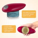 Auto Electric Can Opener: Open Your Cans with A Simple Press of Button - Automatic, Hands Free, Smooth Edge, Battery Operated