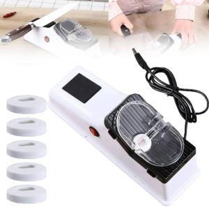 Usb Electric Knife Sharpener, Electric Knifes Sharpeners, Professional Multifunctional Double Sided Portable Knife Sharpener