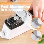 Usb Electric Knife Sharpener, Electric Knifes Sharpeners, Professional Multifunctional Double Sided Portable Knife Sharpener