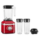 KitchenAid K150 3 Speed Ice Crushing Blender with 2 Personal Blender Jars - KSB1332Y - Passion Red