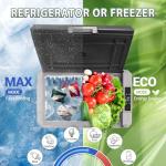 BODEGACOOLER 12 Volt Car Refrigerator, Electric Cooler Portable Freezer APP Control, 32Quart(30L) RV Car Fridge-4℉-68℉, 12/24V DC100-240 Volt AC for Outdoor Camping Travel Vehicles Home Use, Black