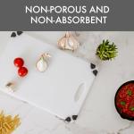 Dexas Non-Slip Cutting Board 18"x 12" with Wraparound Grips, NSF Certified