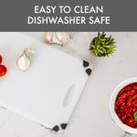 Dexas Non-Slip Cutting Board 18"x 12" with Wraparound Grips, NSF Certified