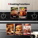 GASLAND 24 Inch Gas Wall Oven, ETL Certified Natural Gas Oven, Built-in Single Wall Oven, with Bake Broil Rotisserie Functions, Digital Timer and Convection Fan, 120V Cord Plug, Stainless Steel