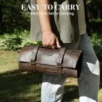 XCHIEF PRO Chef Knife Set, Meat Boning Carving Cleaver Butcher Knife, High Carbon Steel Japan Nakiri Santoku Knife Set with Accessories for Kitchen, BBQ Camping Knives Set with Bag