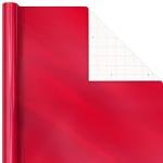 Hallmark Christmas Wrapping Paper Rolls - Solid Red, Green, Gold Metallic Foil Gift Wrap Paper (Set of 3 Rolls: 60 sq. ft. ttl.) for Holiday Parties, Hanukkah, Winter Weddings