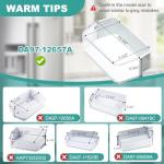 DA97-12657A Refrigerator Door Shelf Replacement Compatible with Samsung RF260BEAESG, RF261BEAESP, RF262BEAESR, NO. PS4176661,DA63-06867, AP5621270 (Left)