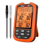ThermoPro TempSpike 1000FT Wireless Meat Thermometer Digital with 2 Upgraded Ultra-Thin Probe, Kitchen Food Thermometer for Cooking, Turkey, Oven, Smoker, Rotisserie, BBQ, Grill Temperature Indicator