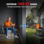 ThermoPro TempSpike 1000FT Wireless Meat Thermometer Digital with 2 Upgraded Ultra-Thin Probe, Kitchen Food Thermometer for Cooking, Turkey, Oven, Smoker, Rotisserie, BBQ, Grill Temperature Indicator