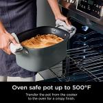 Ninja MC1001C Foodi PossibleCooker PRO 8.5 Quart Multi-Cooker, with 8-in-1 Slow Cooker,Dutch Oven,Steamer &More,Glass Lid & Integrated Spoon,Nonstick,Oven Safe Pot to 500°F,Sea Salt Gray,Sea Salt Grey