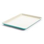 GreenLife Bakeware 18” x 13” Half Cookie Sheet Baking Pan, Non-Toxic PFAS-Free Healthy Ceramic Nonstick, Oven Safe to 450°F, Easy Release, Even Heating, Easy Clean, Turquoise