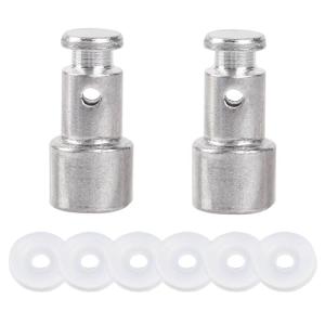 2 Pcs Universal Replacement Floater Valve with 6 Pcs Silicone Gaskets Electric Pressure Cookers Parts for Pressure Pot Such as XL, YBD60-100, PPC770, PPC780, PPC790