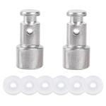 2 Pcs Universal Replacement Floater Valve with 6 Pcs Silicone Gaskets Electric Pressure Cookers Parts for Pressure Pot Such as XL, YBD60-100, PPC770, PPC780, PPC790