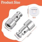 2 Pcs Universal Replacement Floater Valve with 6 Pcs Silicone Gaskets Electric Pressure Cookers Parts for Pressure Pot Such as XL, YBD60-100, PPC770, PPC780, PPC790