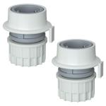 RecDec 3 Pack Sink Faucet Quick Connector Faucet to 5/8" Garden Hose Adapter Portable Dishwasher Snap Coupling Adapter for Portable Washer Water Hose Twin Tub Washing Machine Countertop Dishwashers