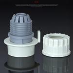 RecDec 3 Pack Sink Faucet Quick Connector Faucet to 5/8" Garden Hose Adapter Portable Dishwasher Snap Coupling Adapter for Portable Washer Water Hose Twin Tub Washing Machine Countertop Dishwashers