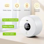 3-in-1 Electric Mason Jar Vacuum Sealer Kit for Mason Jars, Food Savers & Containers | Food Preservation System for Kitchen | Ideal for Canning Jams, Pickles, Dry Foods, Grains & Leftovers (White)