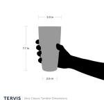 Tervis Coca-Cola-Coke Enjoy Insulated Tumbler with Emblem and Red Lid, 24oz, Clear