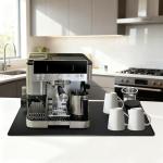 Roliwils Silicone Coffee Mat 23"x15" Anti-Slip Heat-Resistant, 2-in-1 Design with Raised Edge | Compatible with Ninja Luxe Cafe Accessories & Home Espresso Machines | Coffee Bar Mat