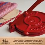 Verve CULTURE Cast Iron Tortilla Press, 6.5”