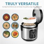Aroma Digital Rice Cooker and Multicooker, 4-Cup