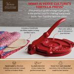 Verve CULTURE Cast Iron Tortilla Press, 6.5”