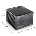 Excalibur Electric Food Dehydrator Machine 9-Tray with 26-Hour Timer, Automatic Shut Off Accurate Temperature Control and Fast Drying with 15 Square Feet of Drying Space, 600-Watts, Black