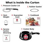 Hawkins Contura 3L Induction Pressure Cooker, Black