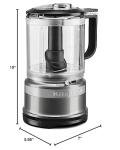 KitchenAid 5 Cup Food Chopper KFC0516CU, Contour Silver