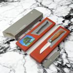 3.5 Inch Paring Knife – Swedish Steel Small Kitchen Knife with Italian Olive Wood Handle – Sharp Fruit & Vegetable Knife for Prep – Gift for Home Cooks & Chefs