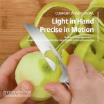 3.5 Inch Paring Knife – Swedish Steel Small Kitchen Knife with Italian Olive Wood Handle – Sharp Fruit & Vegetable Knife for Prep – Gift for Home Cooks & Chefs