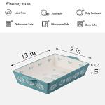 Wisenvoy Casserole Dish Baking Dish Ceramic Lasagna Pan Bakeware Sets Baking Dishes 13x9 Baking Dish Baking Dish Set