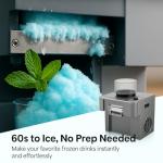 ICEMAGE Shaved Ice Machine with 15 Ice Modes, 60s Fast Making Slushies, Smoothies, and Milkshakes with No Ice Needed, Self-Cleaning Frozen Drink Maker for Home, Parties, or Outdoor Use