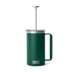 YETI Rambler 34 oz. French Press Coffee Maker, Black Forest Green
