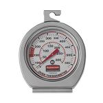 Rubbermaid Commercial Products Stainless Steel Monitoring Thermometer, Safe for Inside Oven/Grill/Smoker, 60-580°F Range, Easy to Read Food Thermometer For Food Resturant/Home Cooking