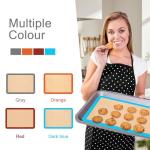 Silicone Baking Mat, Reusable Silicone Mats for Baking Set of 3, Non-Stick Baking Supplies for Pastries, Cookies, Macaroons, Bread