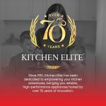 Kitchen Elite 6 Quart Slow Cooker for Large Families, Stainless Steel Crock Pot with 3 Heat Settings, Dishwasher-Safe Ceramic Pot & Tempered Glass Lid