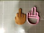 Middle Finger Cookie Cutter (3 inch)