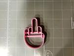 Middle Finger Cookie Cutter (3 inch)
