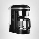 KitchenAid 12 Cup Drip Coffee Maker with Spiral Showerhead and Programmable Warming Plate - KCM1209, Onyx Black
