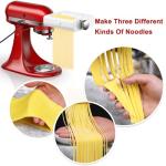 RETHONE Pasta Maker Attachment for KitchenAid Stand Mixers -3 in 1 Set Pasta Attachments includes Pasta Roller, Spaghetti Fettuccine Cutter, Pasta Machine Attachment Accessories for KitchenAid