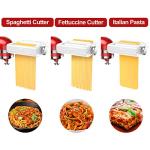 RETHONE Pasta Maker Attachment for KitchenAid Stand Mixers -3 in 1 Set Pasta Attachments includes Pasta Roller, Spaghetti Fettuccine Cutter, Pasta Machine Attachment Accessories for KitchenAid