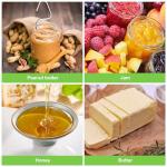 CeroDimo Stainless Steel Peanut Butter Stirrer Tool - Nut Butter Mixer for 12-30oz Jars, Perfect for Smoothly Mixing Peanut Butter, Almond Butter, and Jams