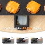 SENSCHEF CookSimple Everyday 20"x12" Electric Griddle–1700W Nonstick ILAG Granite Surface, Large Flat Design, Perfect for Family Meals, Pancakes&Eggs, Fast Even Heating, Easy to Clean, Granite Black